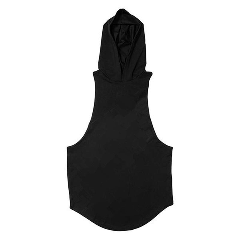 Muscle Killer 3 Pack Men's Workout Hooded Tank Tops Bodybuilding Muscle Cut Off T Shirt Sleeveless Gym Hoodies (Black+Gray+White, Medium) - Image 3